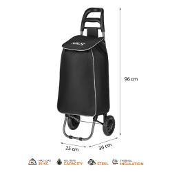 Nils Nákupní taška na kolečkách Camp NC17106 40L černá