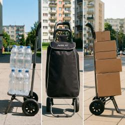 Nils Nákupní taška na kolečkách Camp NC17106 40L černá