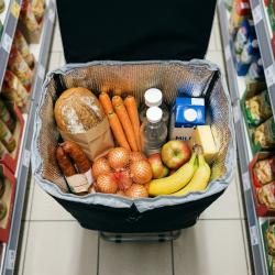 Nils Nákupní taška na kolečkách Camp NC17106 40L černá