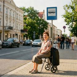 NILS NC4303 40L černá se sedátkem Nákupní taška na kolečkách