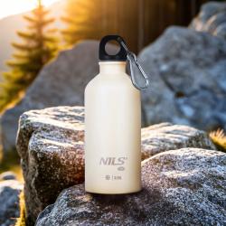 Nils Nerezová turistická fľaša Camp NC3801 béžová 500 ml