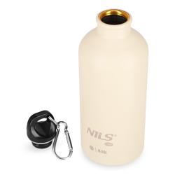 Nils Nerezová turistická fľaša Camp NC3801 béžová 500 ml
