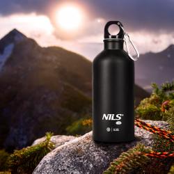 Nils Nerezová turistická láhev Camp NC3801 černá 500 ml