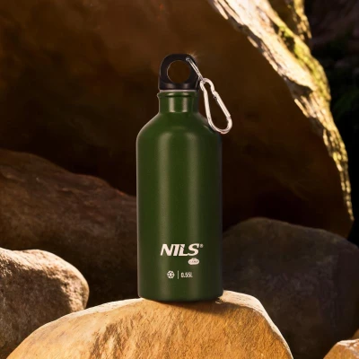 Nils Nerezová turistická láhev Camp NC3801 zelená 500 ml