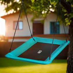 Nils Obdelníková houpačka typu čapí hnízdo Camp NB5043 tyrkysová