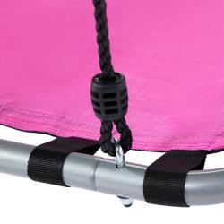 Nils Obdelníková houpačka typu čapí hnízdo Camp NC5045 růžová