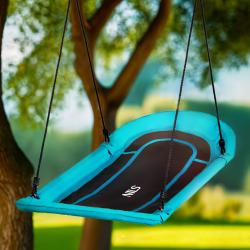 Nils Oválná houpačka typu čapí hnízdo Camp NB5044 modrá