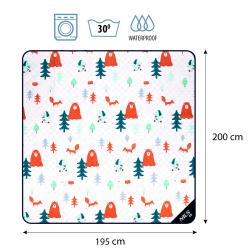 NILS CAMP Pikniková deka NC8028 v lese