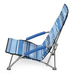 NILS CAMP Plážové křeslo NC3035 tyrkysové