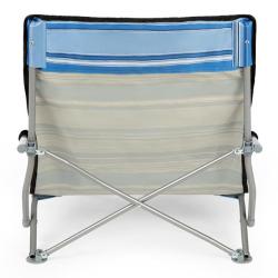 NILS CAMP Plážové křeslo NC3035 tyrkysové