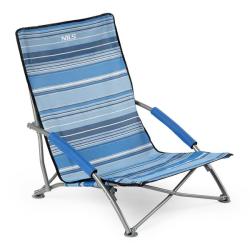 NILS CAMP Plážové křeslo NC3035 tyrkysové