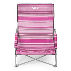 Nils Plážové kreslo Camp NC3035 ružové