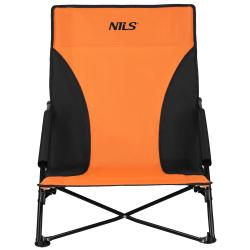 NILS Plážové křeslo NC3035 oranžovo-černé NILS Plážové křeslo NC3035 oranžovo-černé