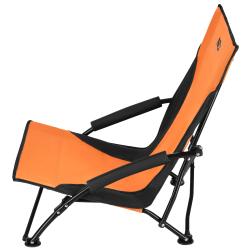 NILS Plážové křeslo NC3035 oranžovo-černé