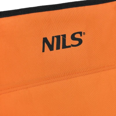 NILS Plážové kreslo NC3035 oranžovo-čierne