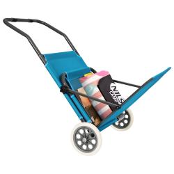 Nils Plážové lehátko so strieškou Camp NC3307 modré