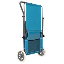 Nils Plážové lehátko so strieškou Camp NC3307 modré