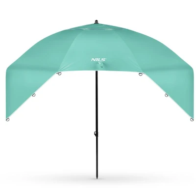 Nils Plážový slnečník / paraván Camp NC17114 240 cm zelený