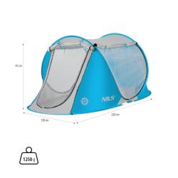 Nils Plážový stan Camp NC3043 modrý