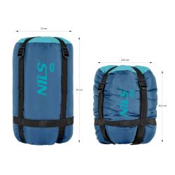 Nils Predĺžený spacák Camp NC2008 modrý/svetlomodrý