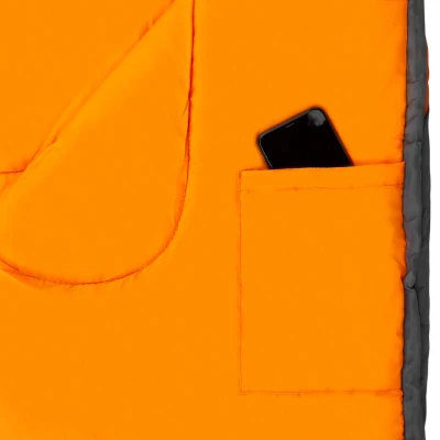 Nils NC2008 šedý/oranžový prodloužený spací pytel
