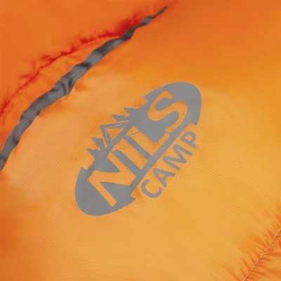 Nils NC2008 šedý/oranžový prodloužený spací pytel