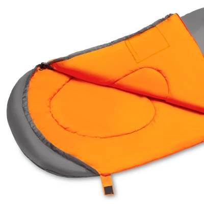 Nils NC2008 šedý/oranžový prodloužený spací pytel