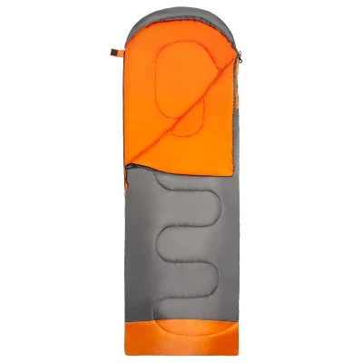 Nils NC2008 šedý/oranžový prodloužený spací pytel