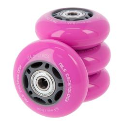 Nils PU kolečka s ložisky EXTREME 64x24mm ABEC 7 růžové Nils PU kolečka s ložisky EXTREME 64x24mm ABEC 7 růžové