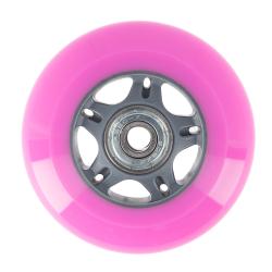 Nils PU kolečka s ložisky EXTREME 76x24mm ABEC 7 růžové