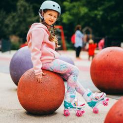 Nils NQ0187 duhové quad kolečkové brusle