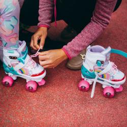 Nils NQ0187 duhové quad kolečkové brusle