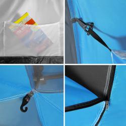 Nils NC6031 Highland modro-šedý rodinný stan