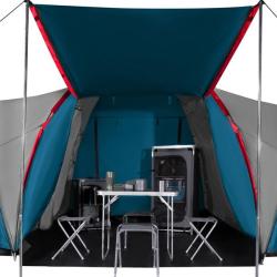 Nils NC6031 Highland modrý/světle šedý rodinný stan