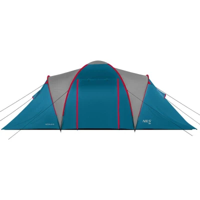 Nils NC6031 Highland modrý/světle šedý rodinný stan Nils NC6031 Highland modrý/světle šedý rodinný stan