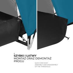 Nils NC6031 Highland modrý/svetlo sivý rodinný stan