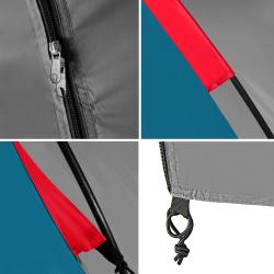 Nils NC6031 Highland modrý/svetlo sivý rodinný stan