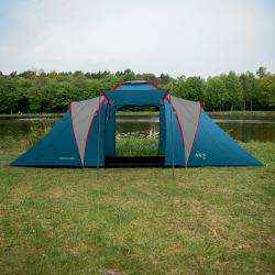 Nils NC6031 Highland modrý/svetlo sivý rodinný stan