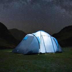 Nils NC6431 Highland IV modrý/šedý rodinný stan
