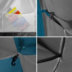 Nils NC6431 Highland IV modrý/světle šedý rodinný stan