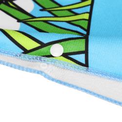 Nils Ručník - pončo z mikrovlákna aqua NAR20 Crocodile