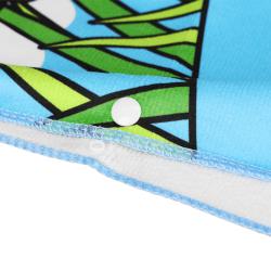 Nils Ručník - pončo z mikrovlákna aqua NAR20 Crocodile