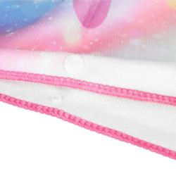 Nils Uterák - pončo z mikrovlákna aqua NAR20 Unicorn