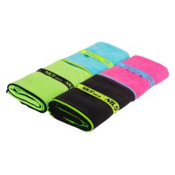 Nils Uterák z mikrovlákna aqua NAR11 svetlomodrý/zelený