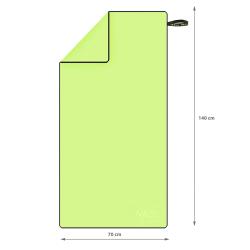 Nils Uterák z mikrovlákna aqua NAR11 zelený/čierny