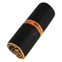 NILS Aqua Ručník z mikrovlákna NAR12 černý/oranžový