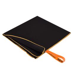 NILS Aqua Ručník z mikrovlákna NAR12 černý/oranžový