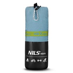 Nils Ručník z mikrovlákna aqua NAR12 světle modrý/zelený