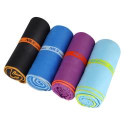 Nils Ručník z mikrovlákna aqua NAR12 světle modrý/zelený