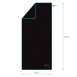 NILS Aqua Uterák z mikrovlákna NAR13 čierny/modrý